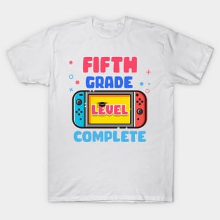 Elementary School Level Complete Last Day Of School Graduate Gift For Boys Girl Kids T-Shirt